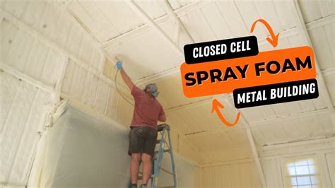 is there condensation problems spray foaming a metal house|spray foam insulation for metal buildings.